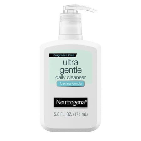 Neutrogena Fragrance Free Ultra Gentle Foaming Face Wash, 5.8 fl. oz